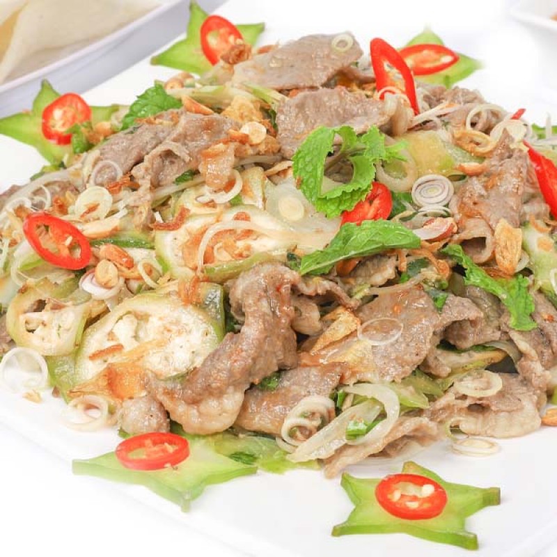 GỎI BẮP BÒ CÀ PHÁO